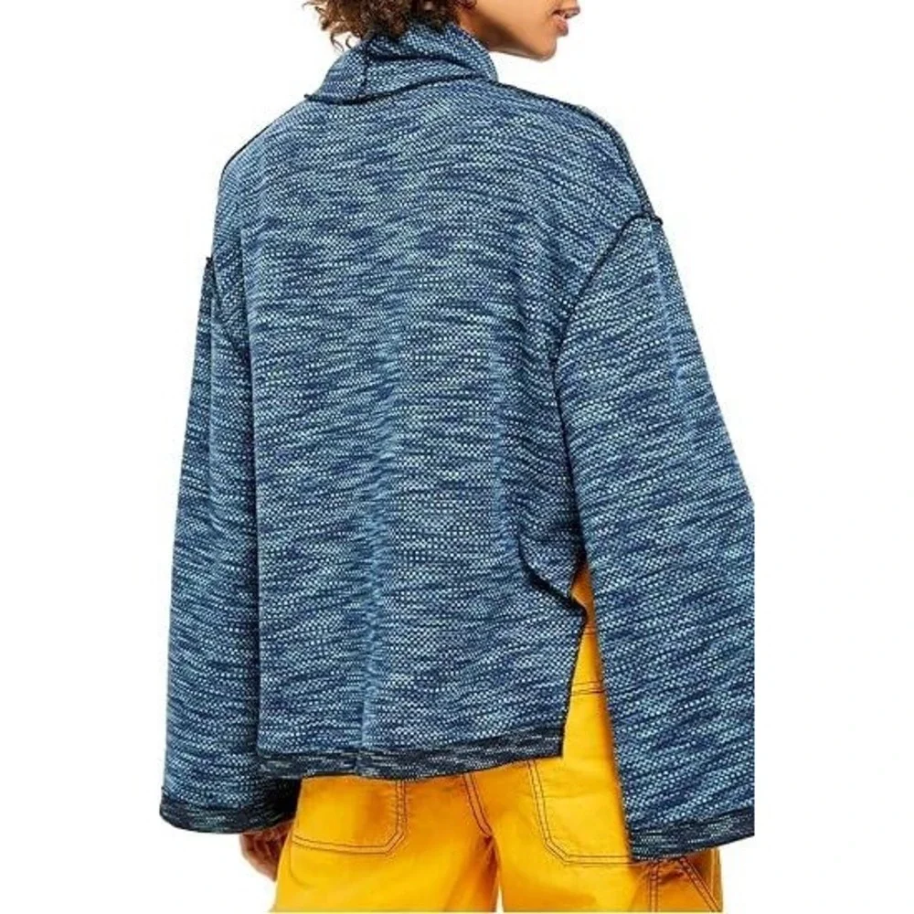 We The Free Free People Women's Sunny Days Knit Oversized Turtleneck Sweater Top